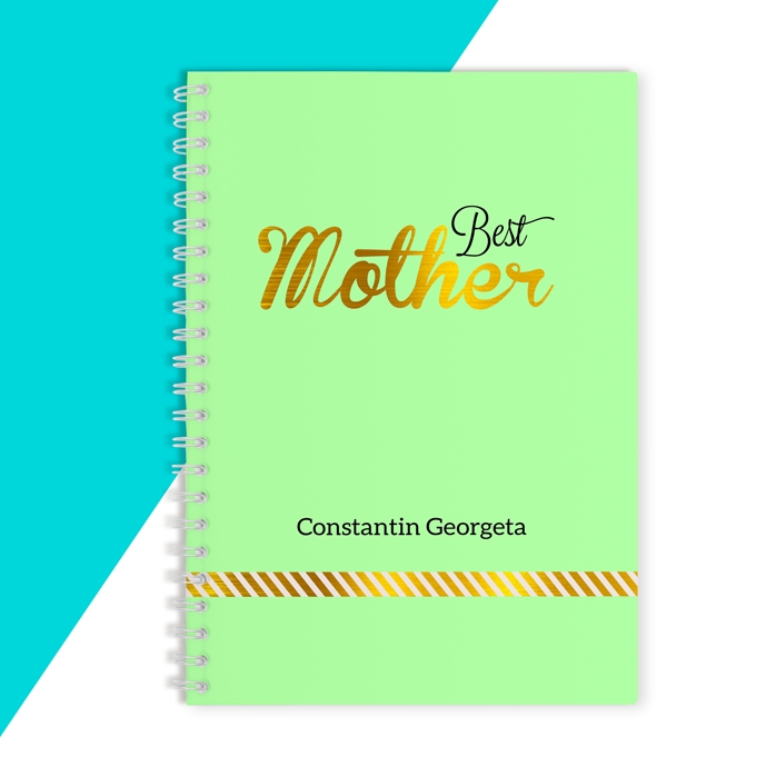 Personalizovaný zápisník – Best Mother, Green