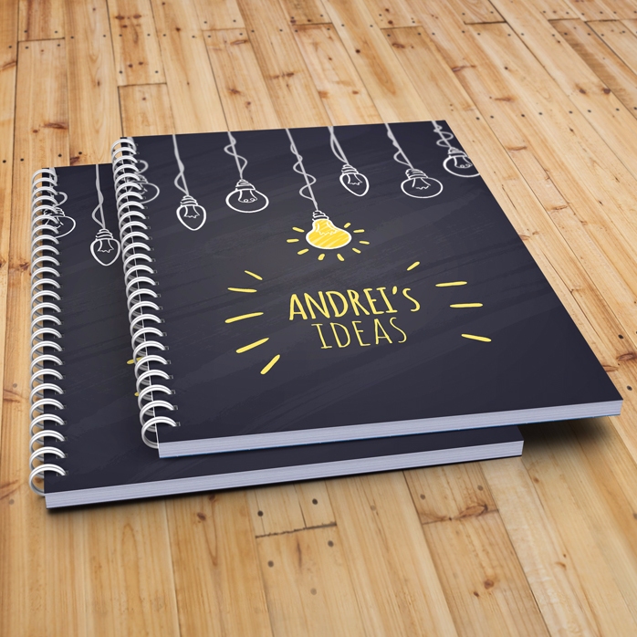Notebook na míru – Bright Ideas