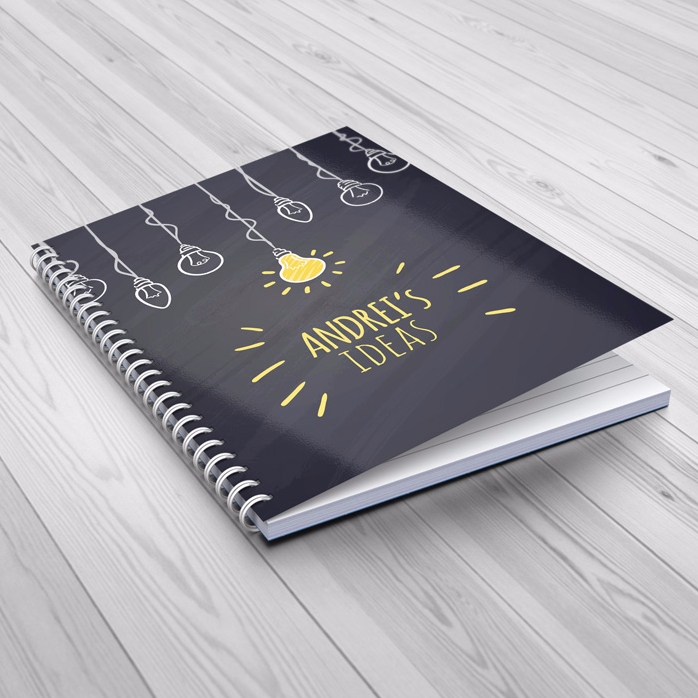 Notebook na míru – Bright Ideas