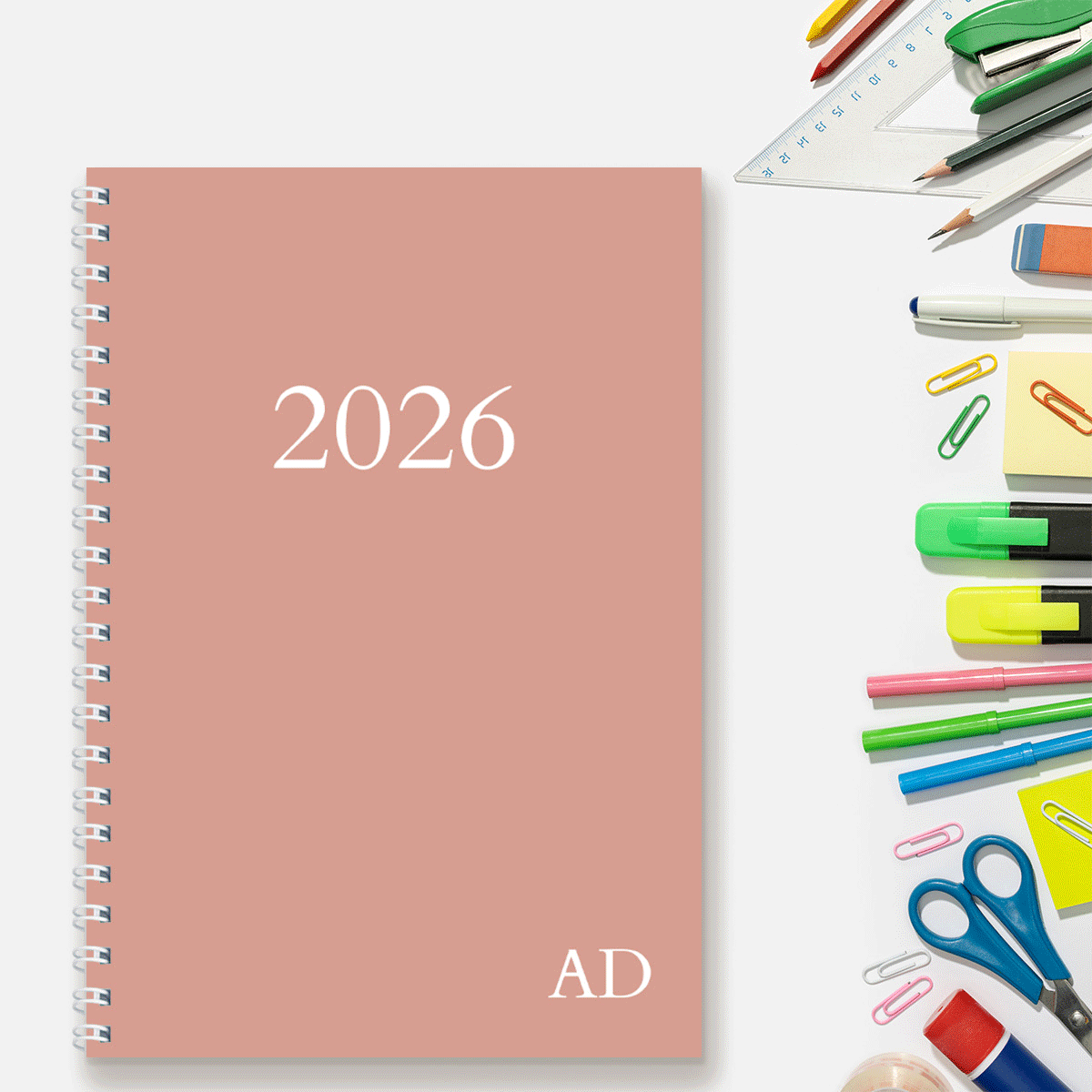 Notebook s vlastním textem – Deník