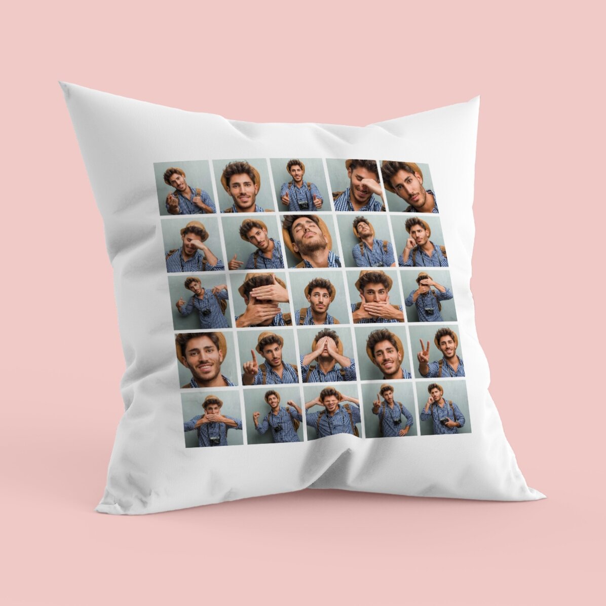 Personalizovaný polštář s 25 fotografiemi