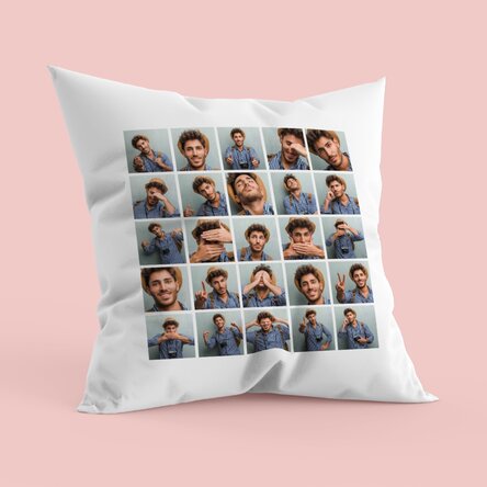 Personalizovaný polštář s 25 fotografiemi
