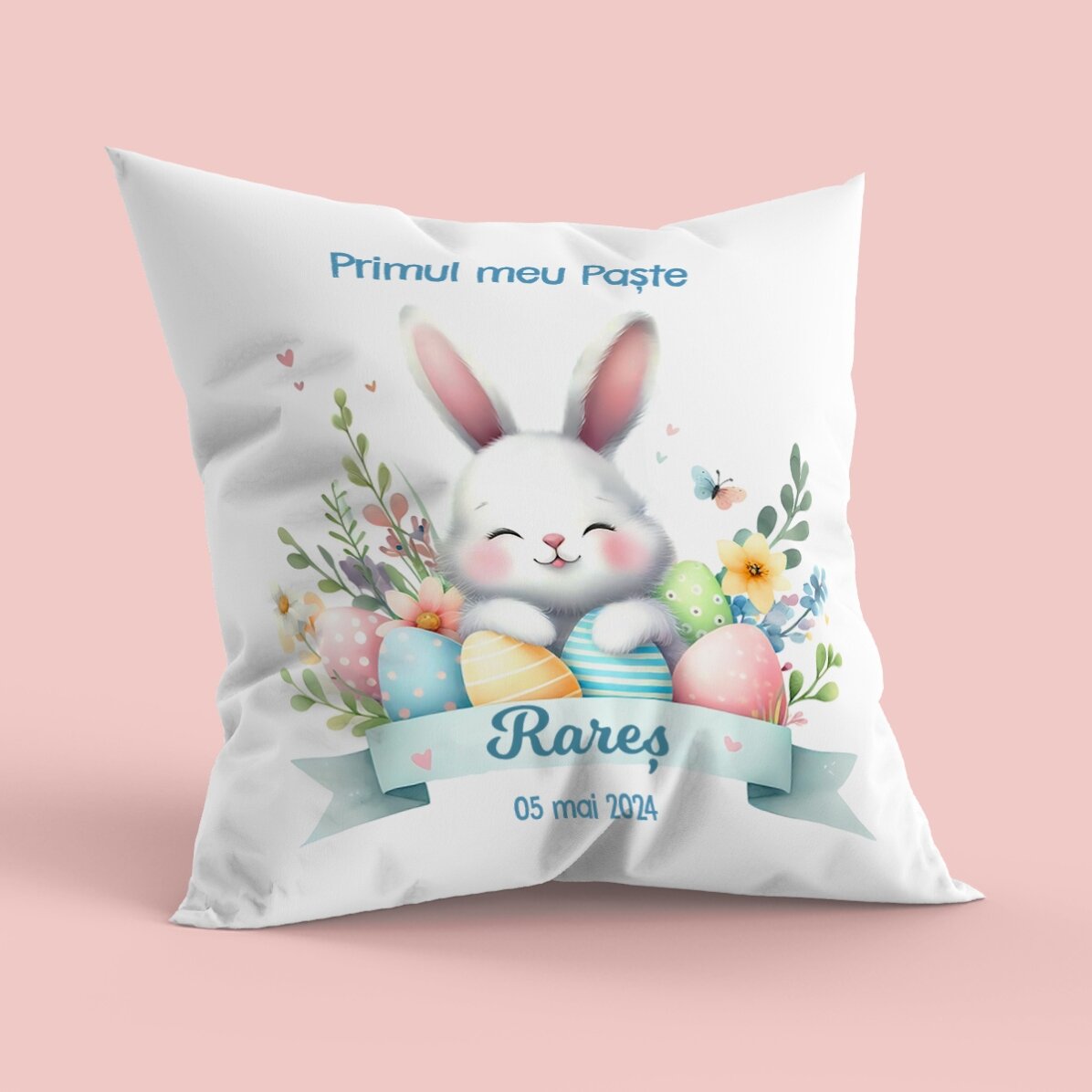Personalizovaný polštář s nápisem – Moje první Velikonoce