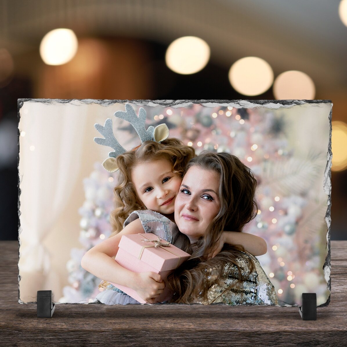 Břidlicová deska s vlastní fotografií