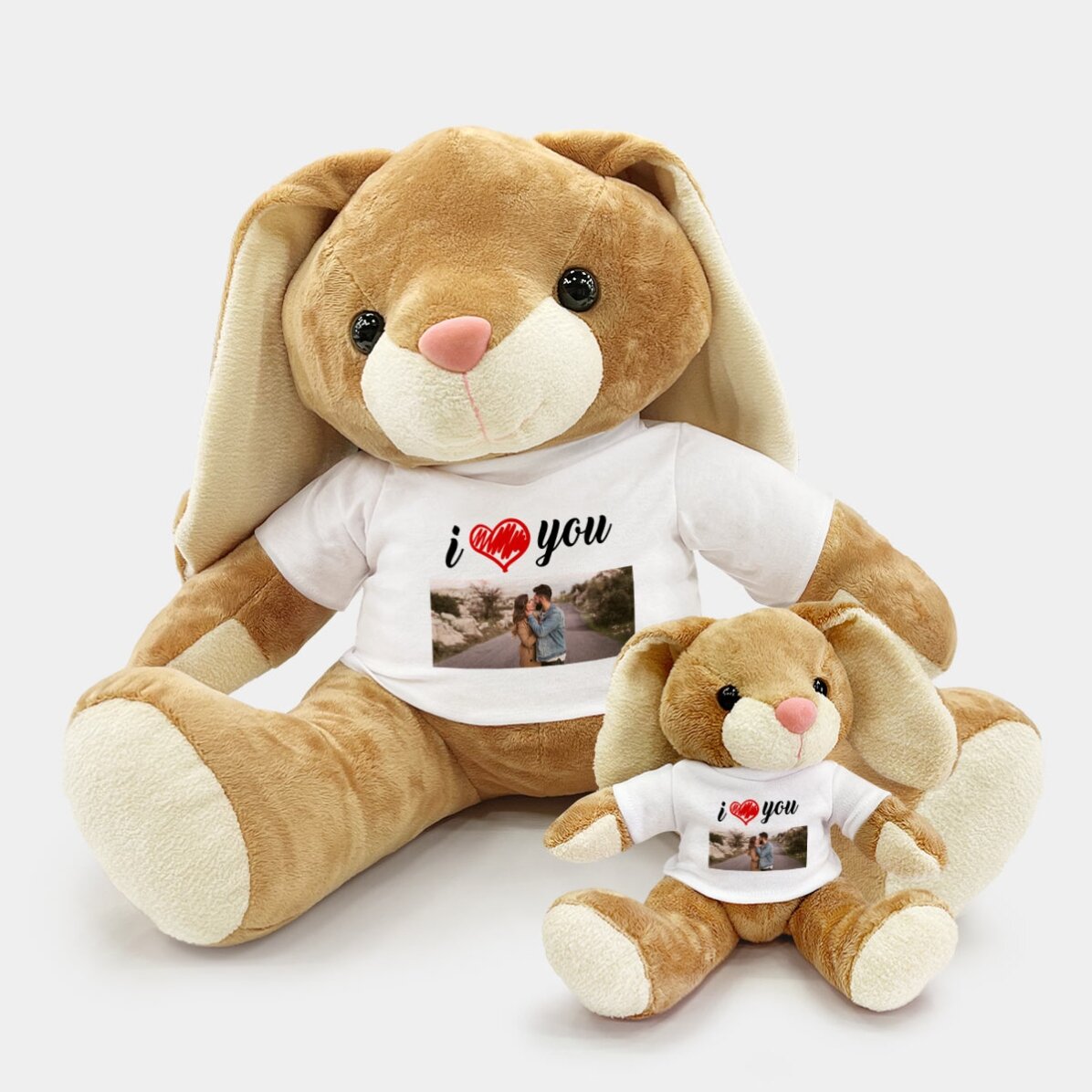 Navíc personalizovaný zajíček s fotkou – I love you