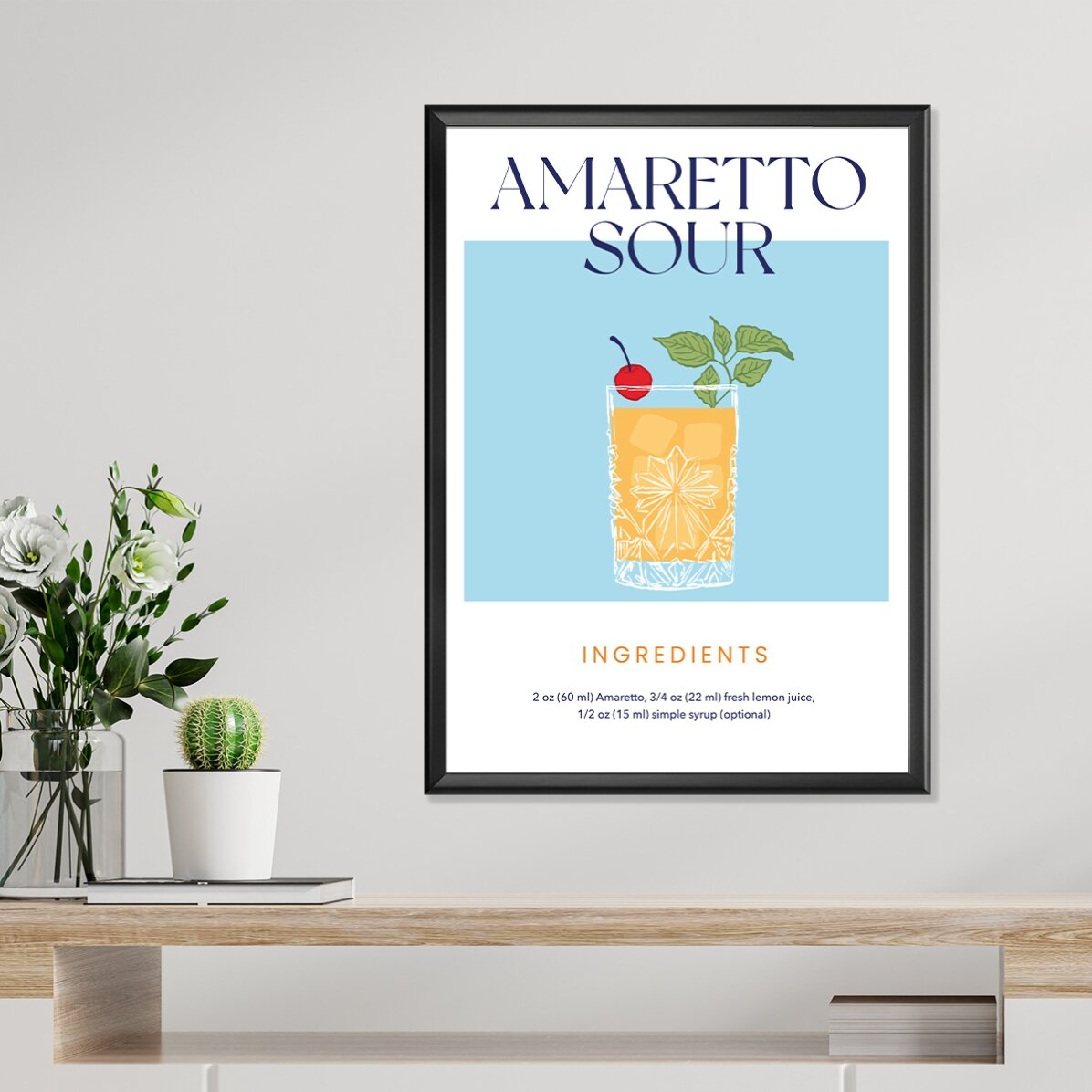 Plakát Amaretto Sour