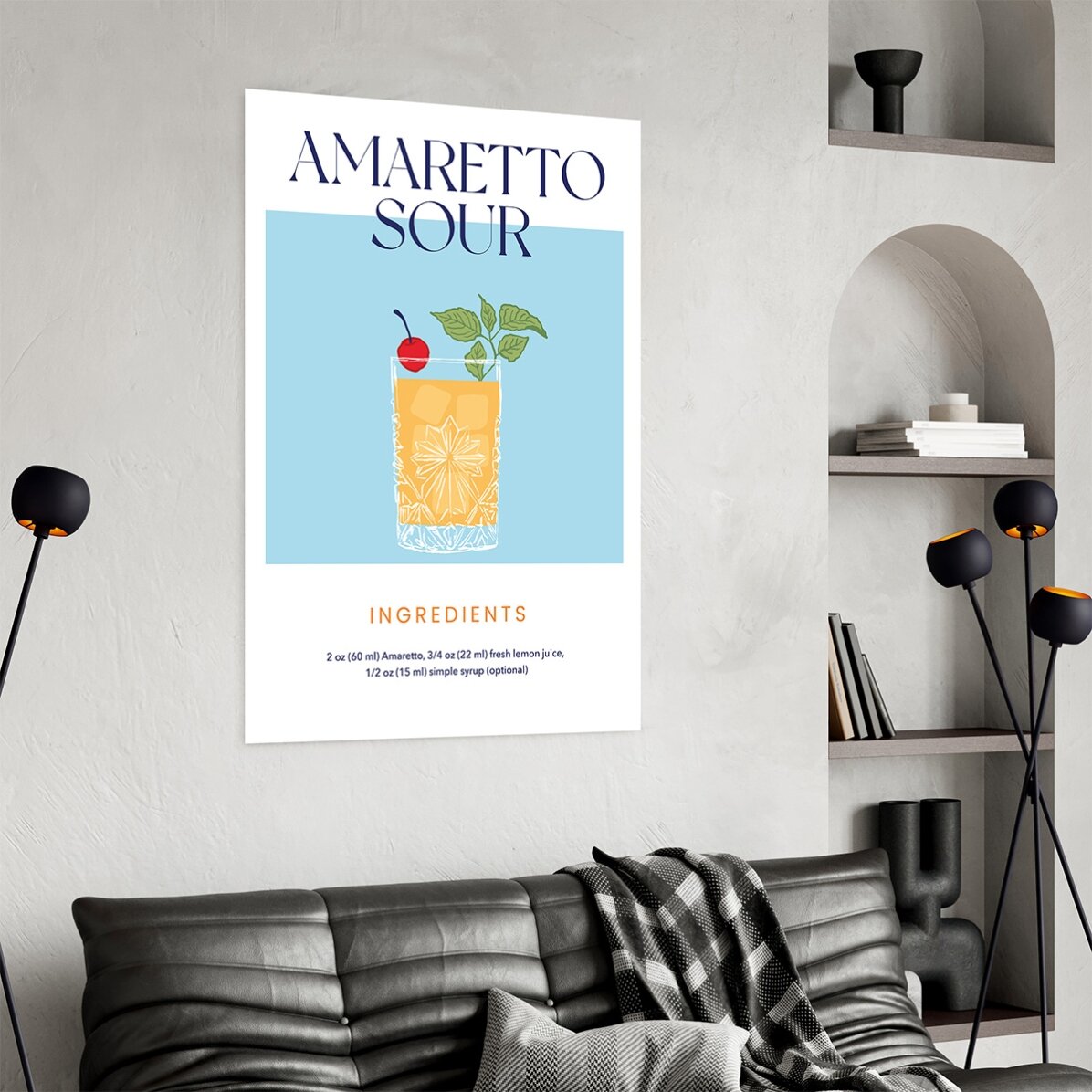 Plakát Amaretto Sour