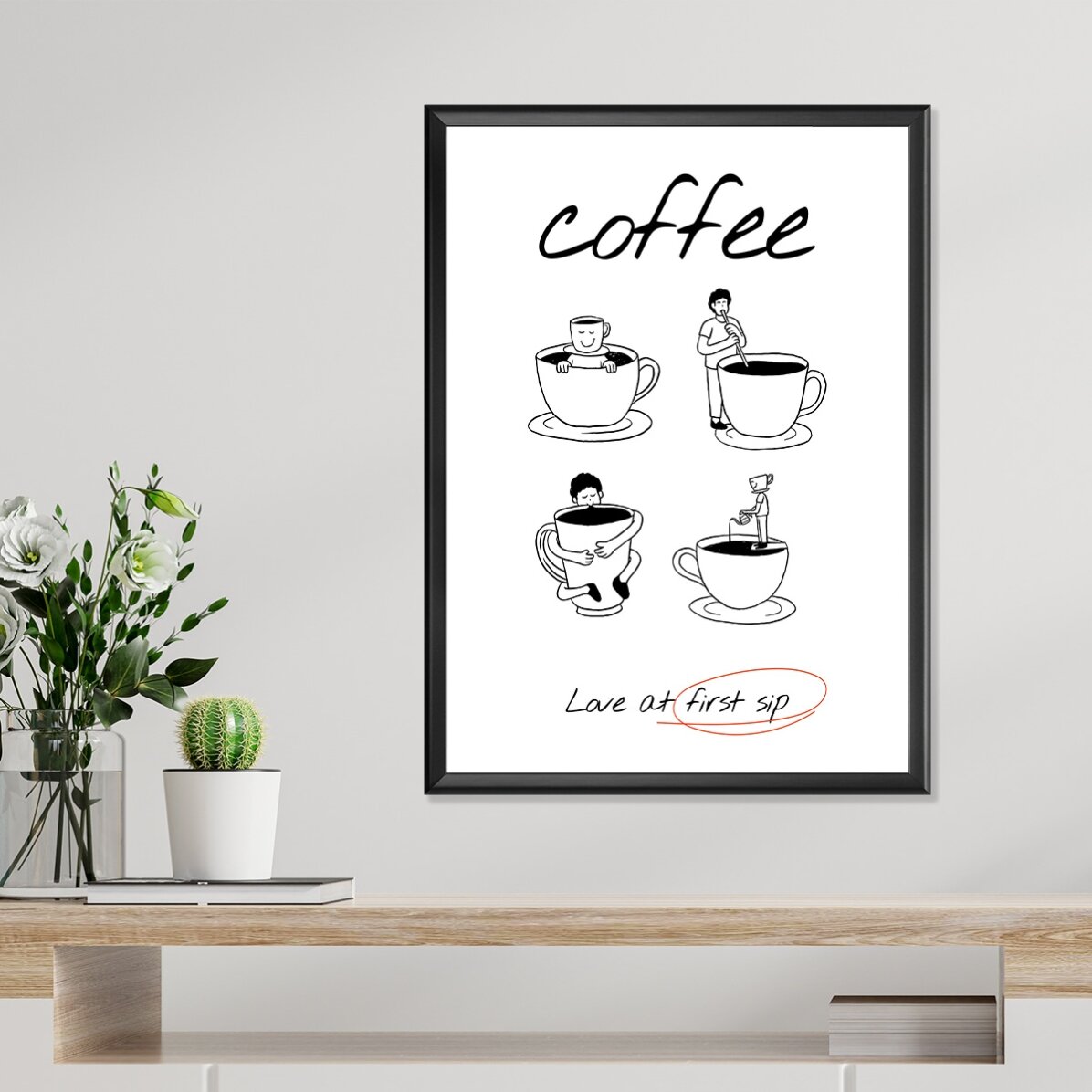 Plakát „Coffee love“