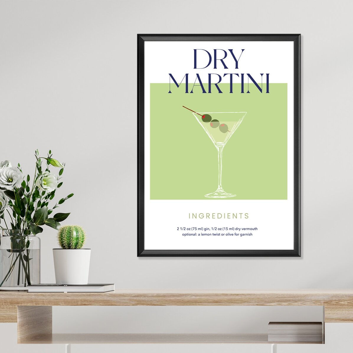 Plakát Dry Martini