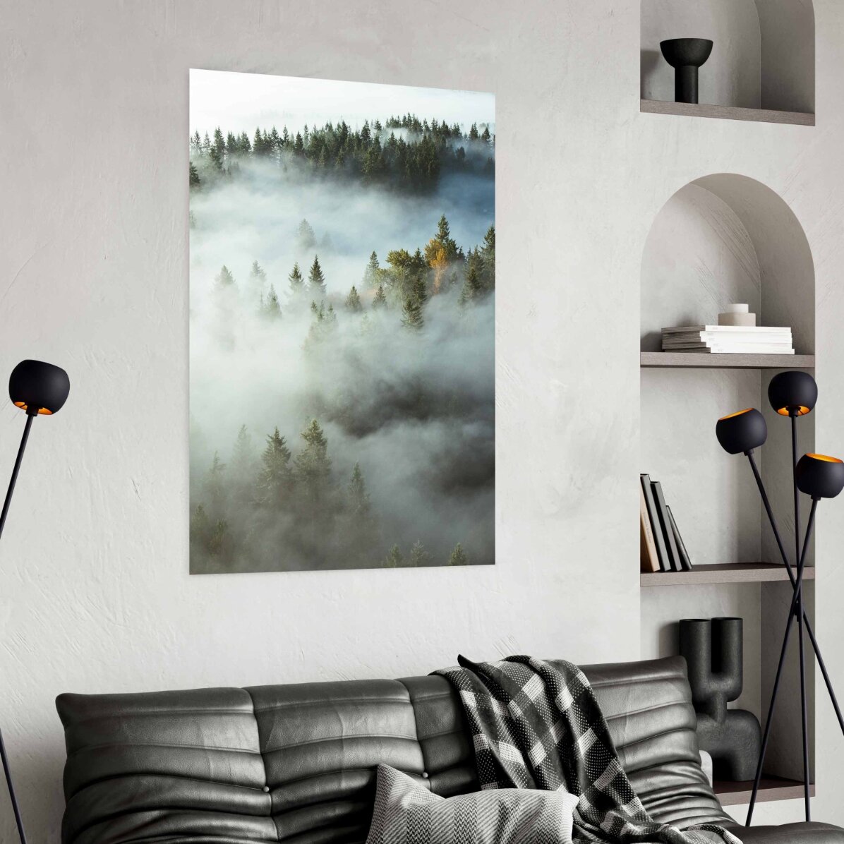 Forest In Mist Poster