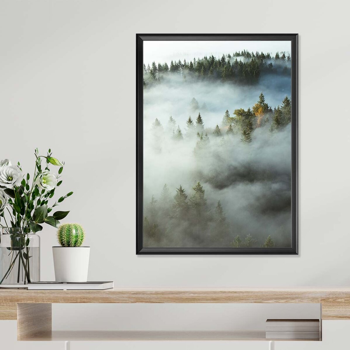 Forest In Mist Poster