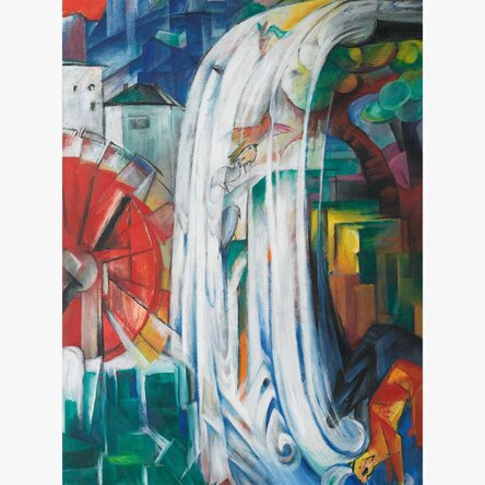 Poster Franz Marc, The Enchanted Mill 1913
