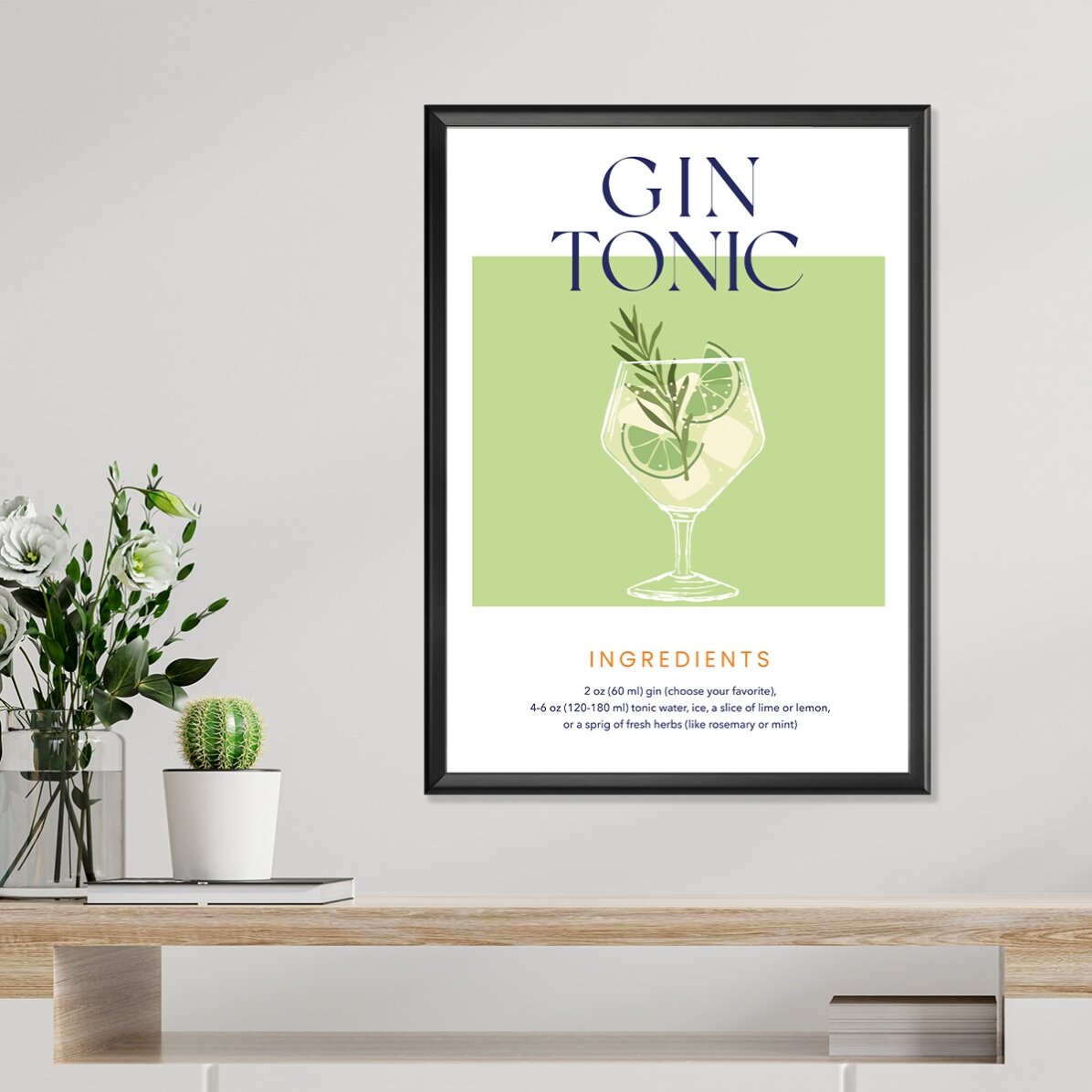 Plakát Gin Tonic