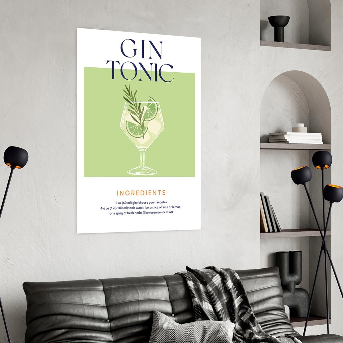 Plakát Gin Tonic