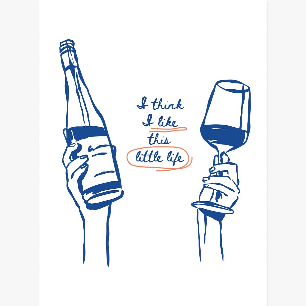 Plakát „I like this little life“