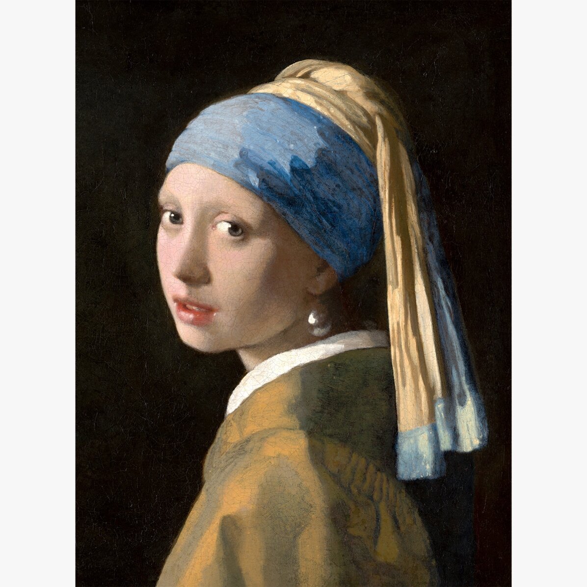 Plakát Johannes Vermeer, Dívka s perlou v uchu, 1665