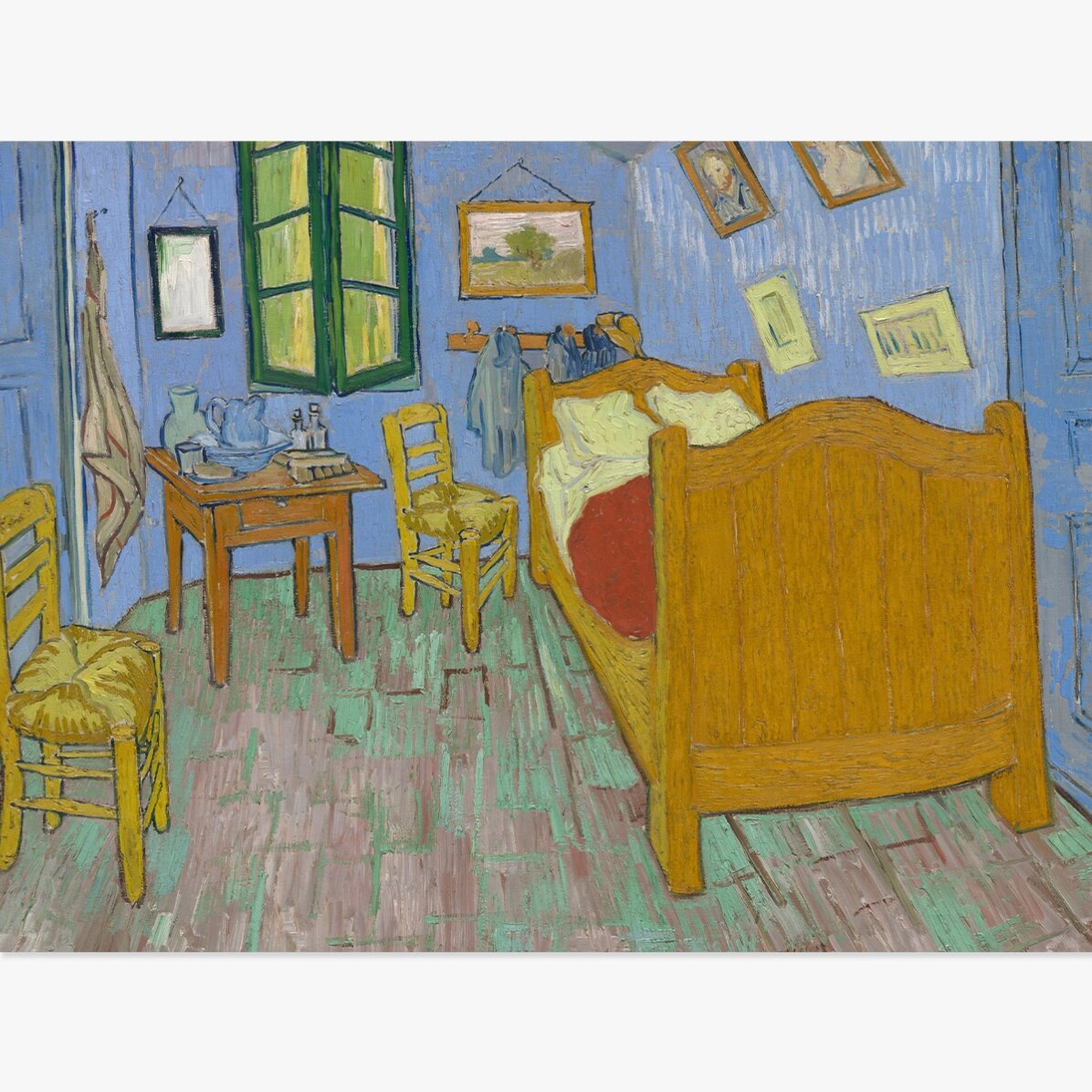 Plakát na šířku – Vincent van Gogh – Ložnice, 1889