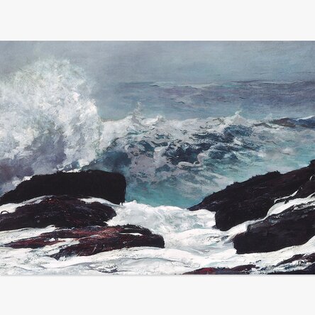Landscape poster - Winslow Homer - Northeaster 1895