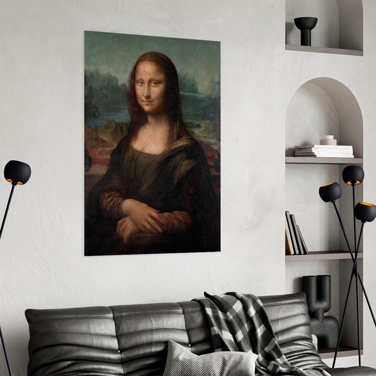 Plakát Leonardo da Vinci, Mona Lisa del Giocondo, 1506