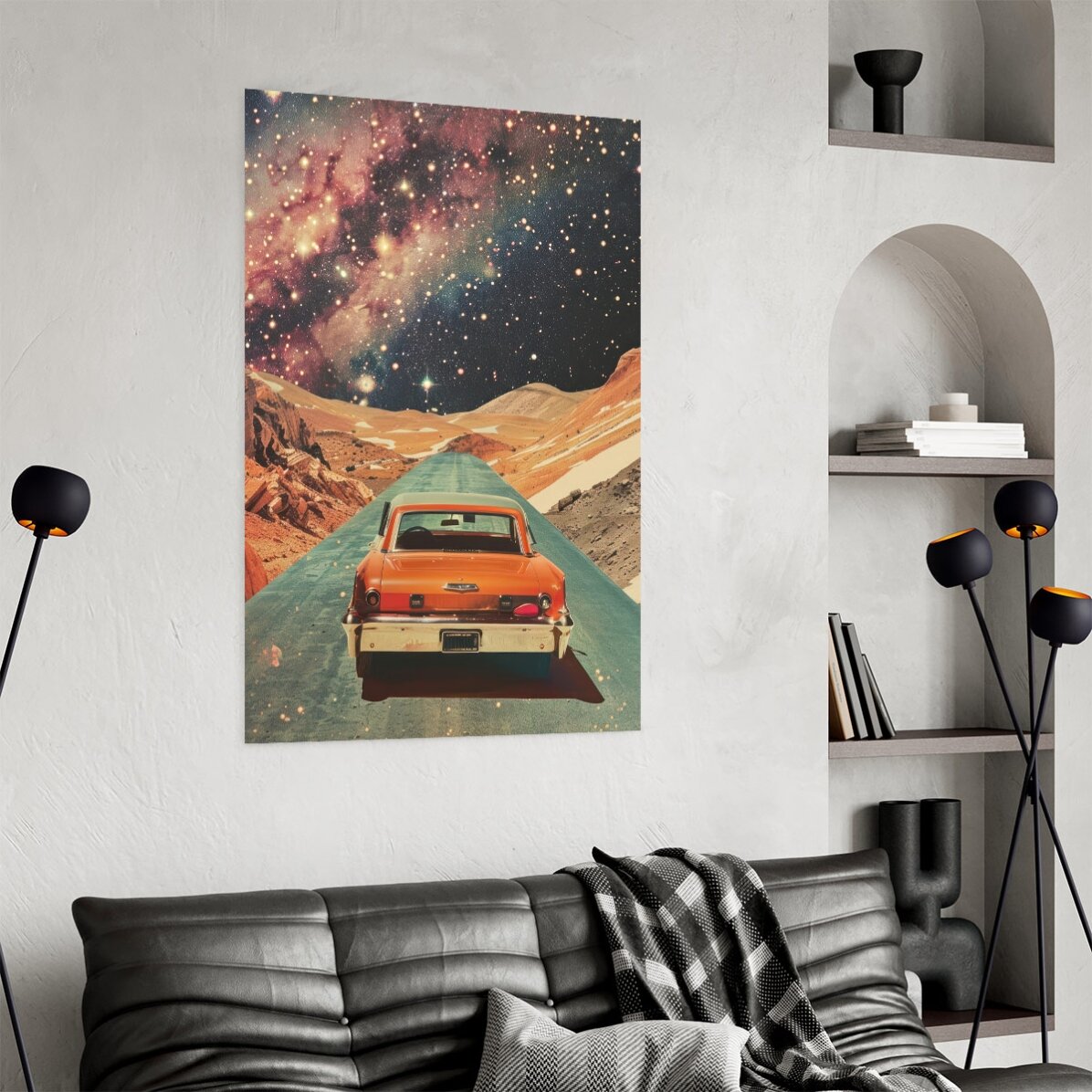 Plakát „Auto mezi hvězdami“