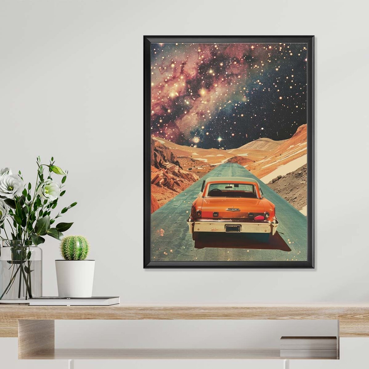 Plakát „Auto mezi hvězdami“