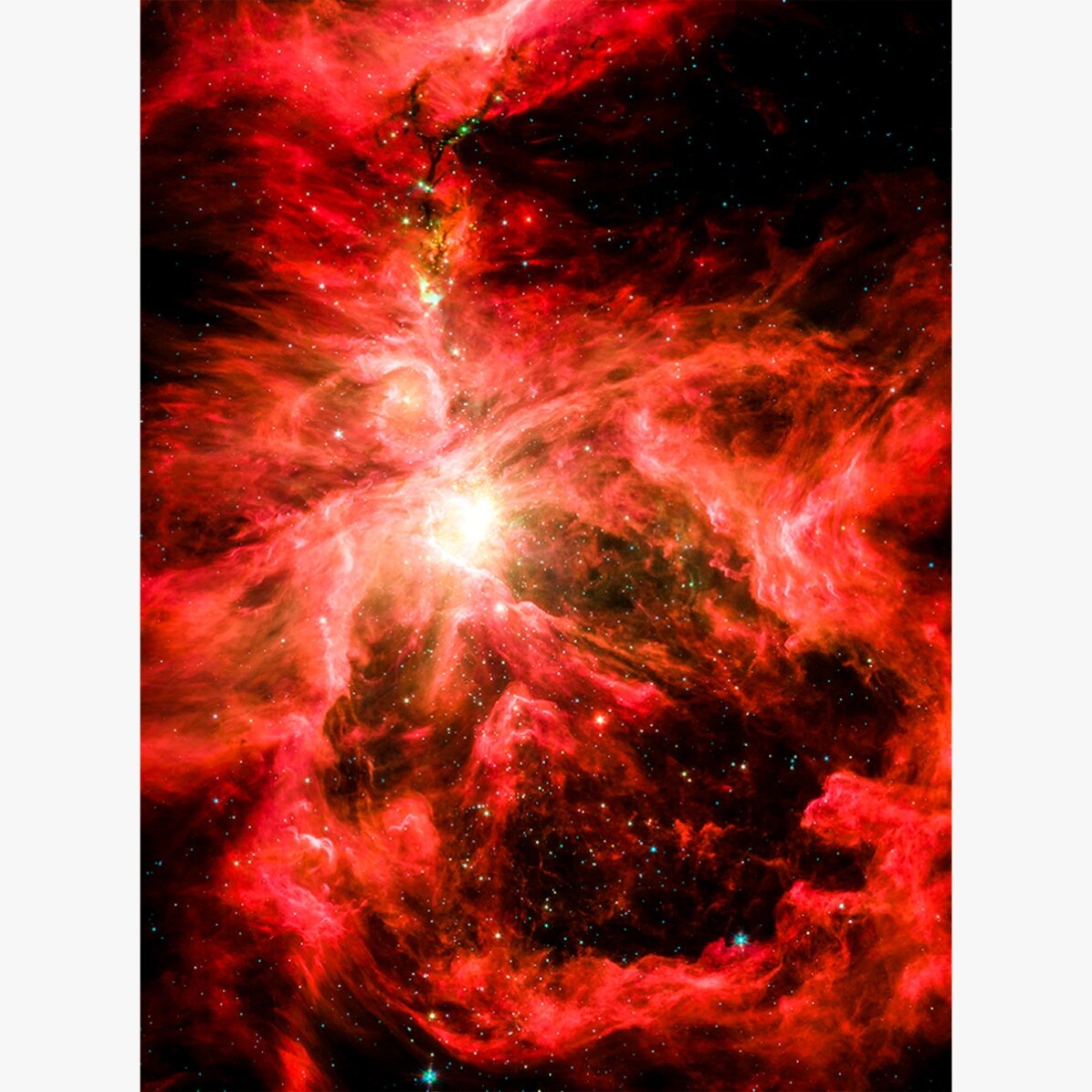 Red Nebula Poster