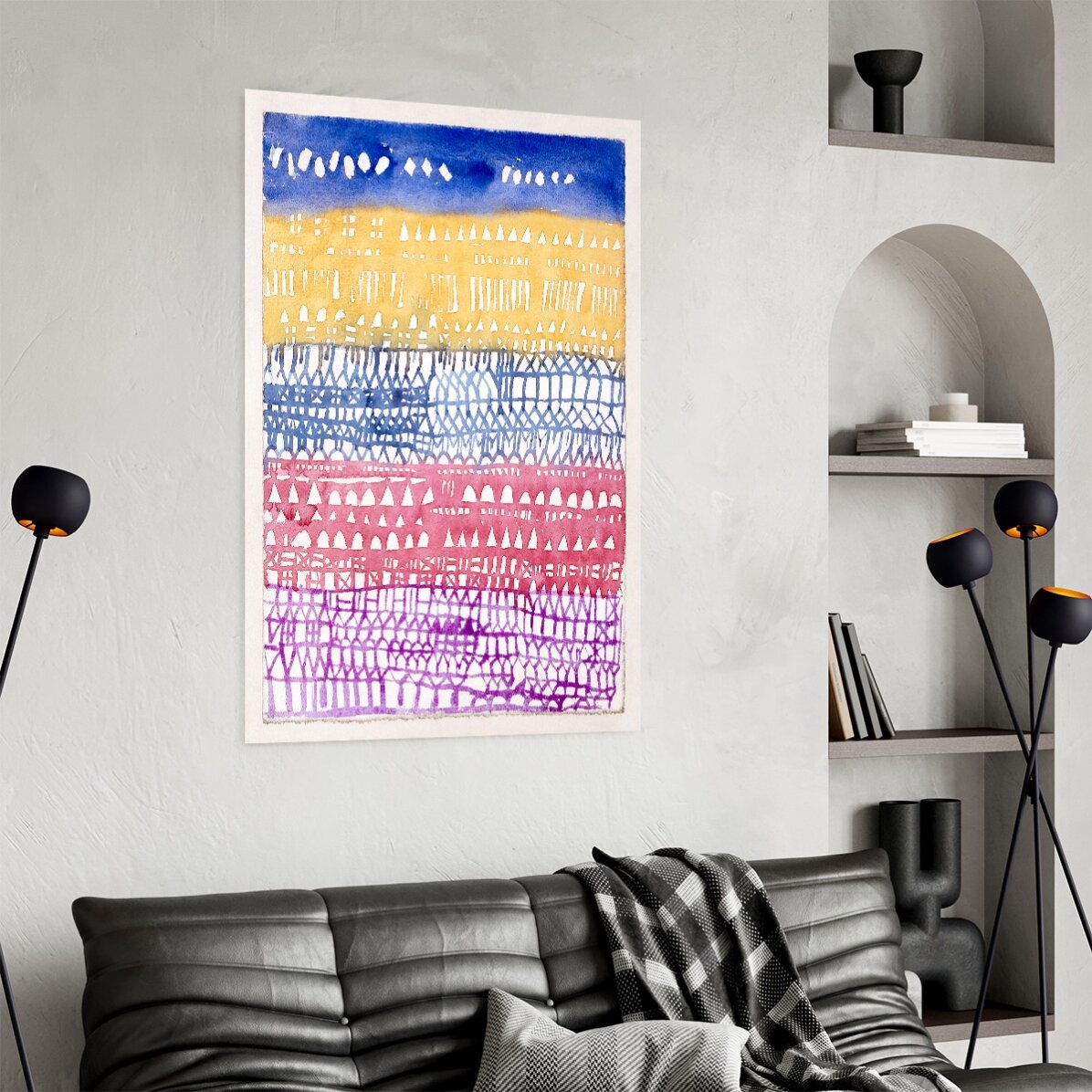 Poster Paul Klee, Old City 1928