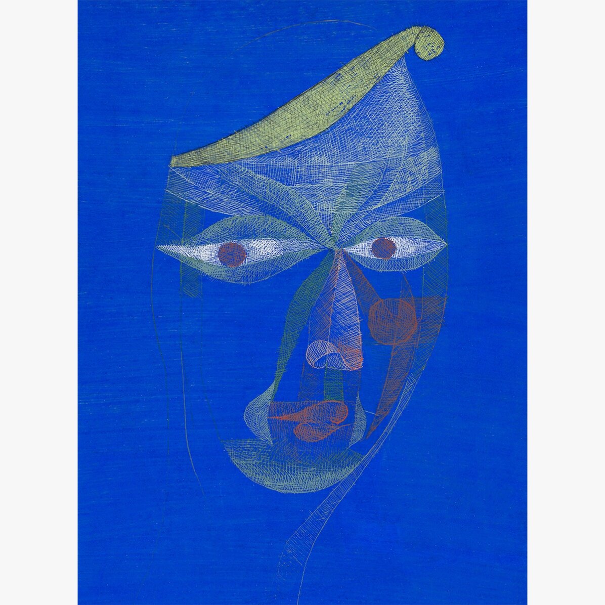Plakát Paula Kleeho, Portrét orientálního muže, 1924