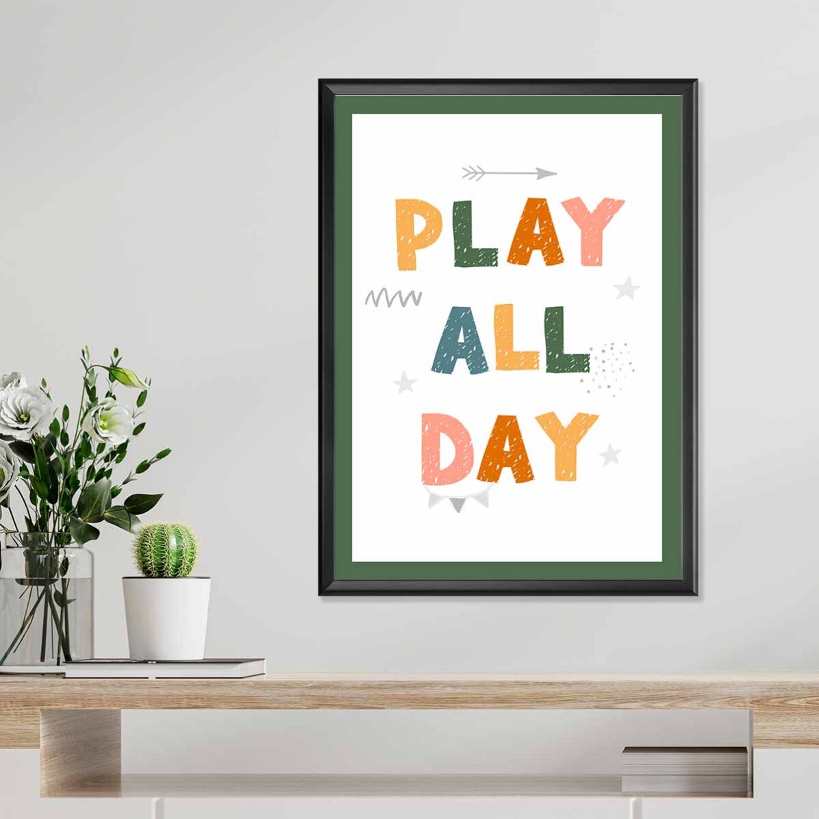 Plakát „Play All Day“