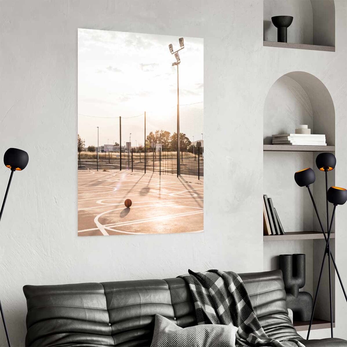 Basketball Court Poster