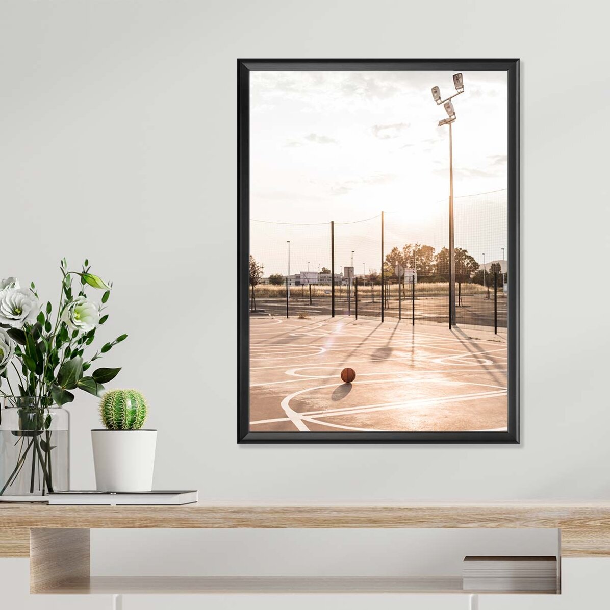 Basketball Court Poster