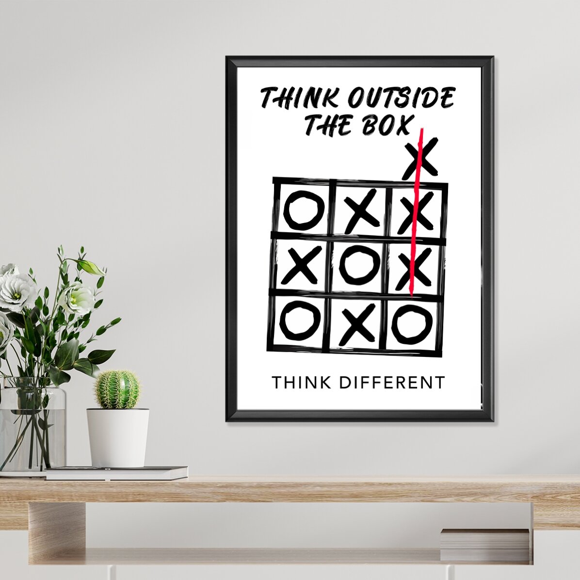 Plakát „Think outside the box“