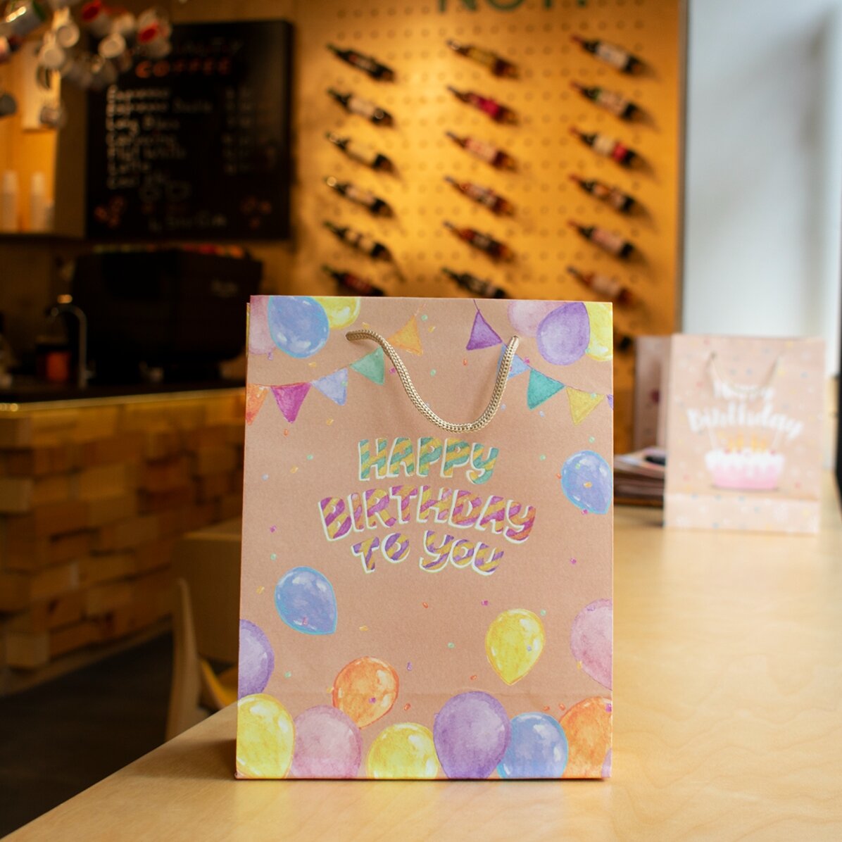 Malý dárkový sáček – Happy Birthday
