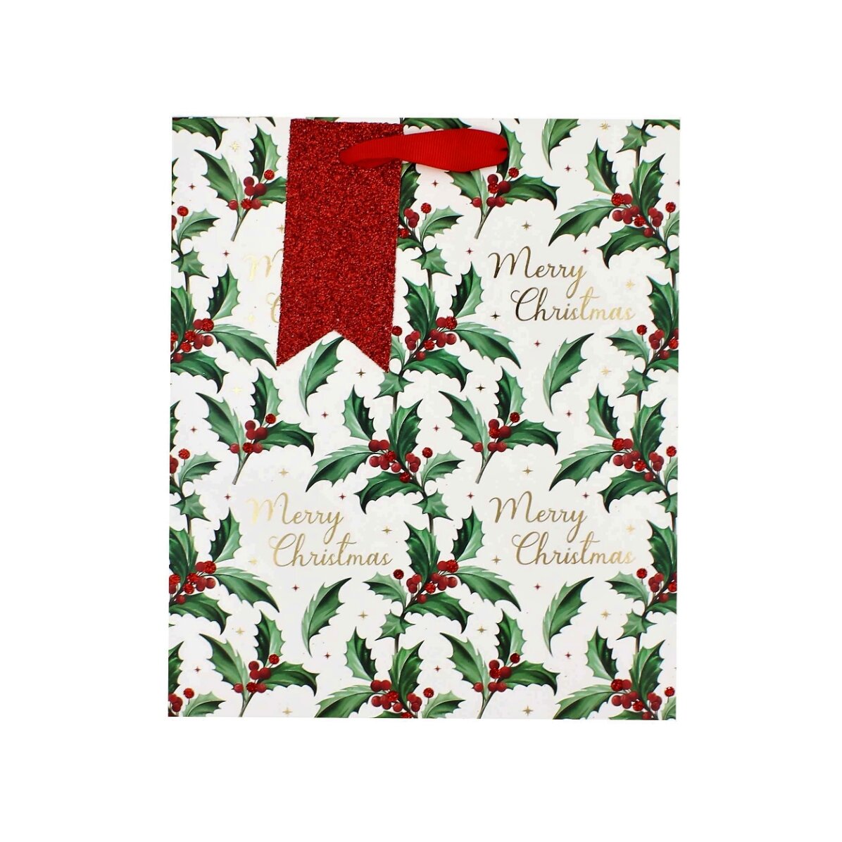 Dárkový sáček – vzor Merry Christmas