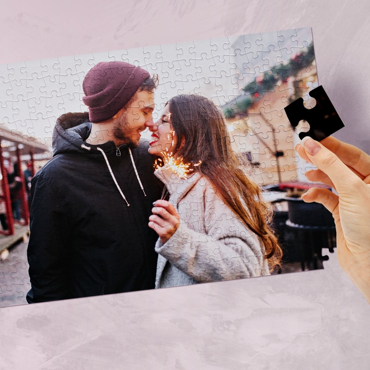 Personalizovaná skládačka s fotografií o rozměrech 36 × 24 cm