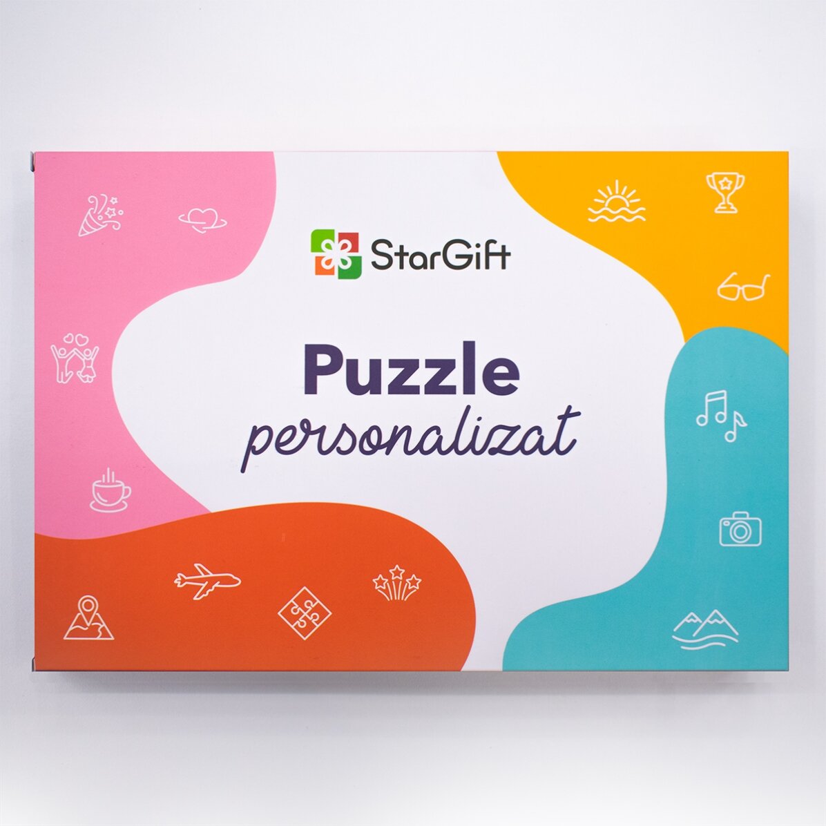 Personalizovaná skládačka s textem, 24 × 19 cm – Skrytá zpráva