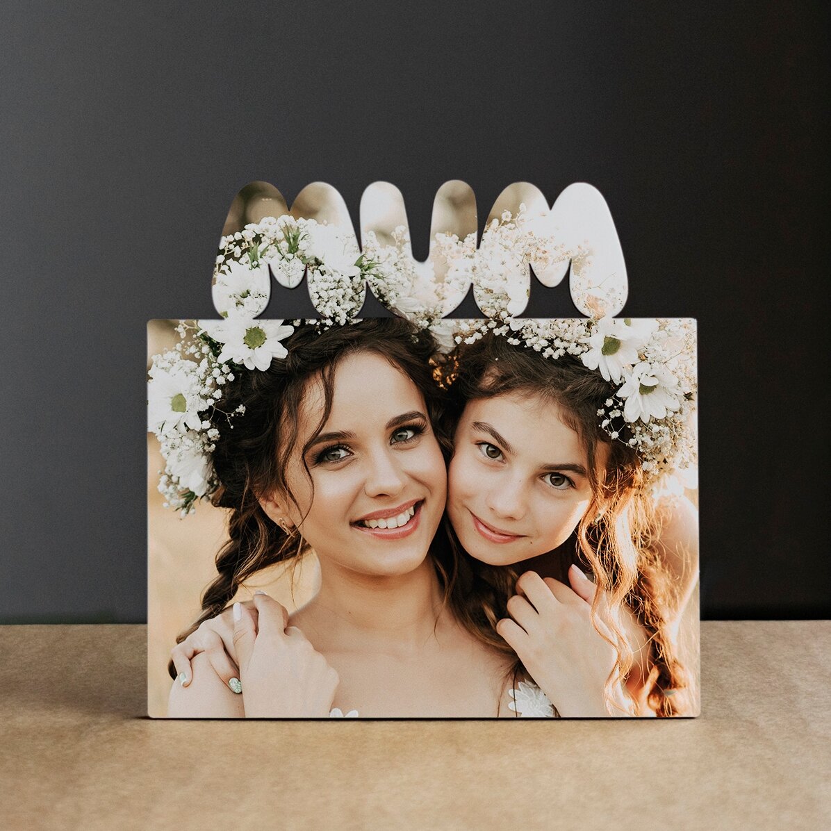 Personalizovaný stolní fotorámeček s fotografií – model MUM