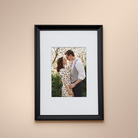 Personalizovaný fotorámeček s jednou fotografií – pasparta A4 na výšku