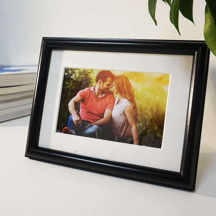 Personalizovaný fotorámeček s jednou fotografií – pasparta A5 na šířku