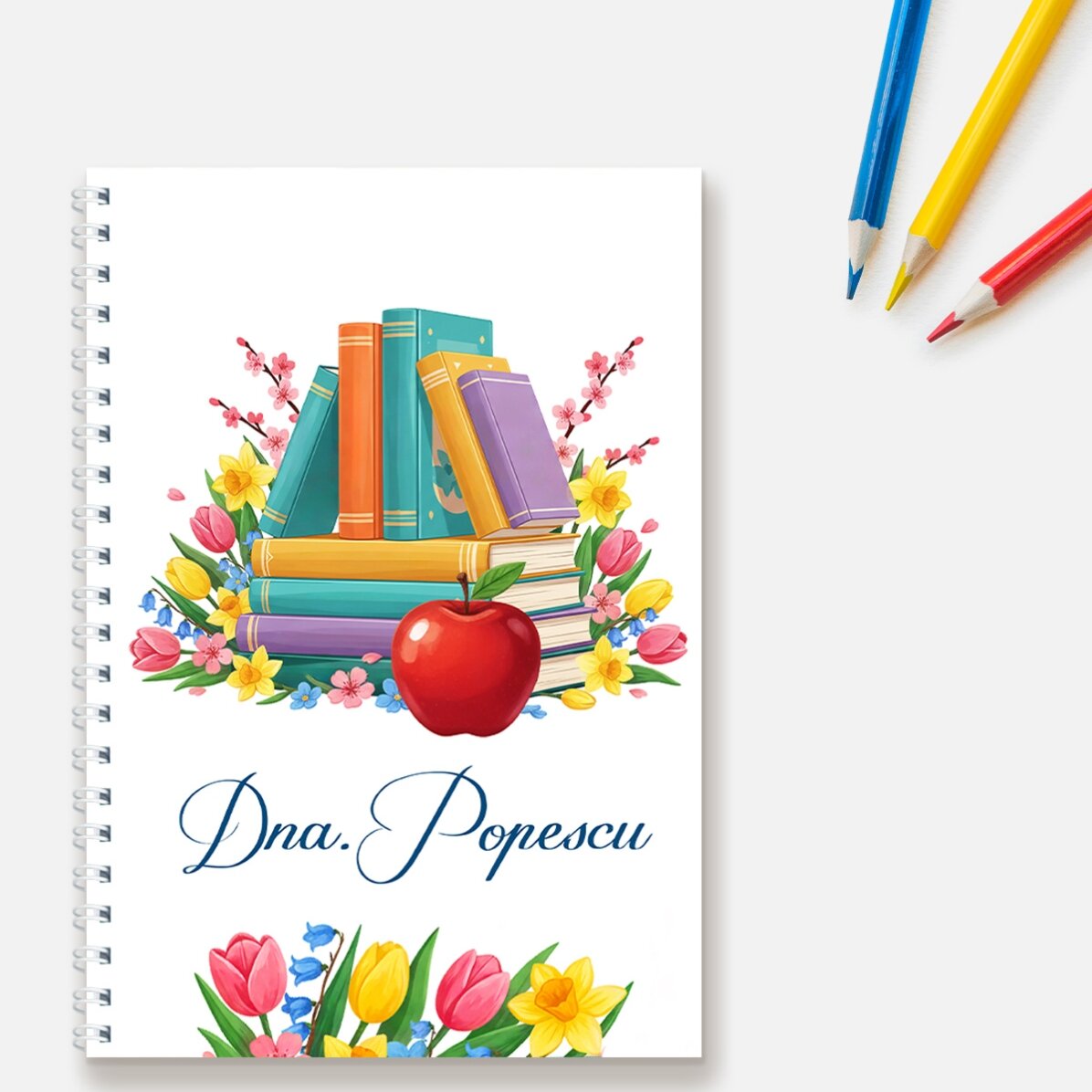 Dárková sada pro učitelky – Knihy a květiny