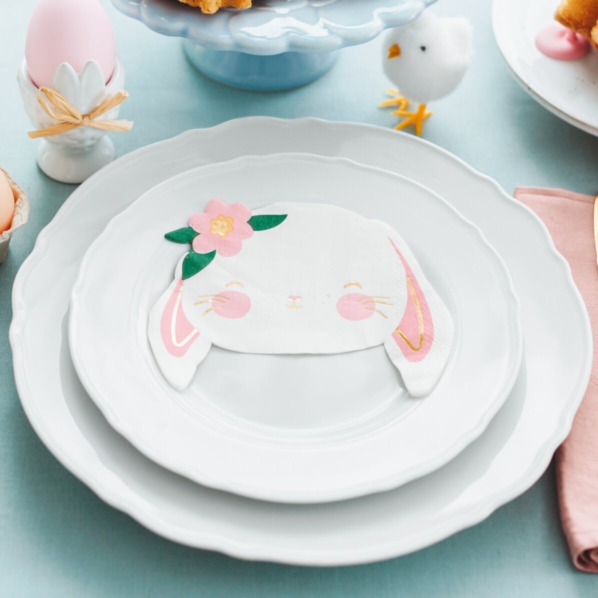 Sada 20 dekorativních ubrousků – Bunny