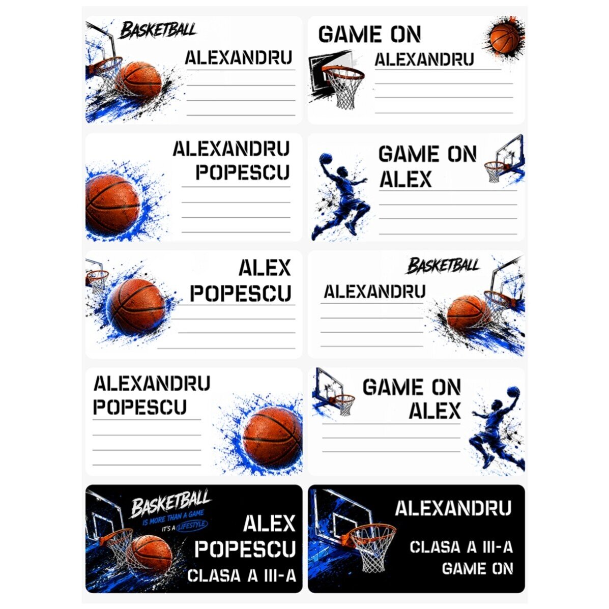 Osobní sada do školy – basketbal