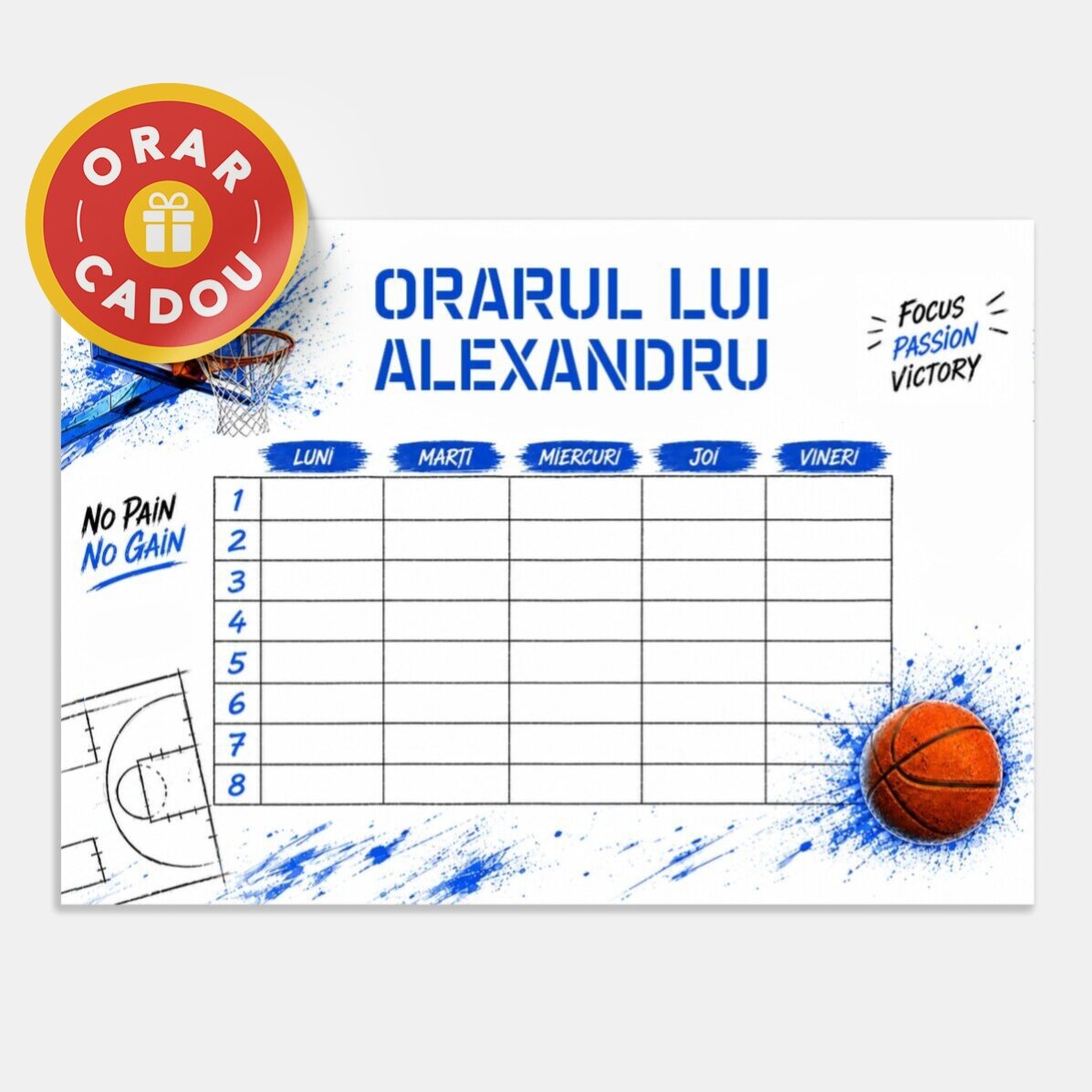 Osobní sada do školy – basketbal