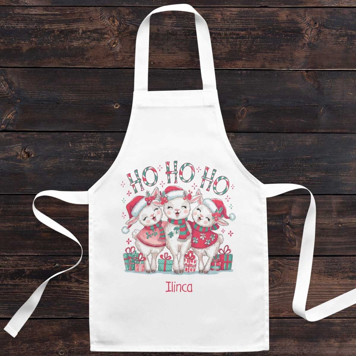 Dětské tričko s vlastním textem – HO HO HO!