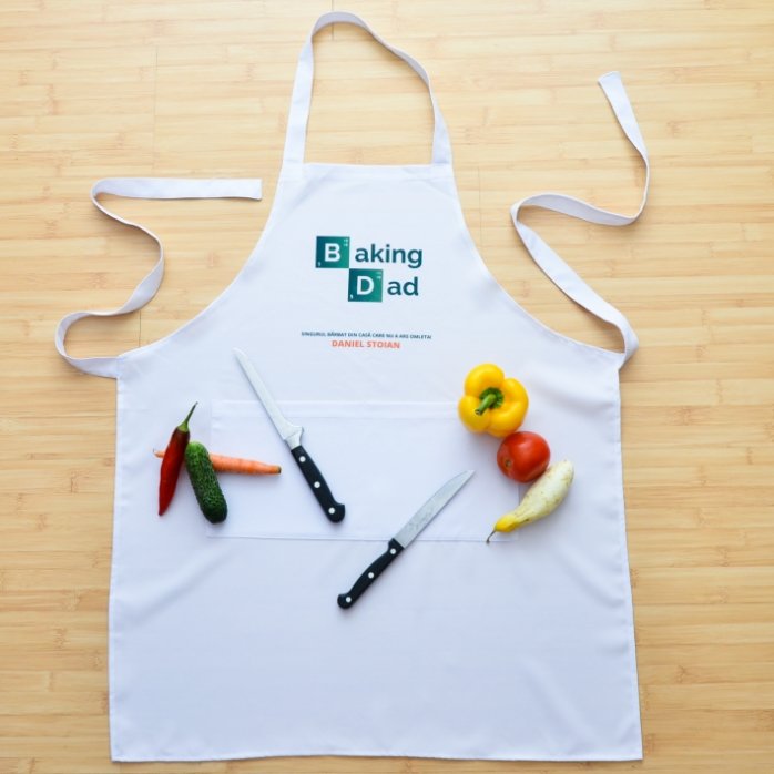 Vlastní zástěra – Baking Person