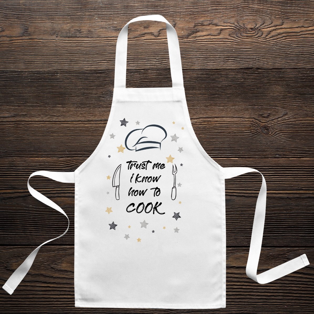 Personalizované tričko pro děti s nápisem – „Trust me, I know how to cook“