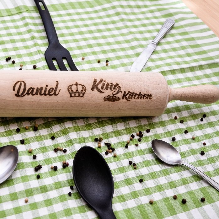 Dřevěná vařečka na míru – King of the Kitchen