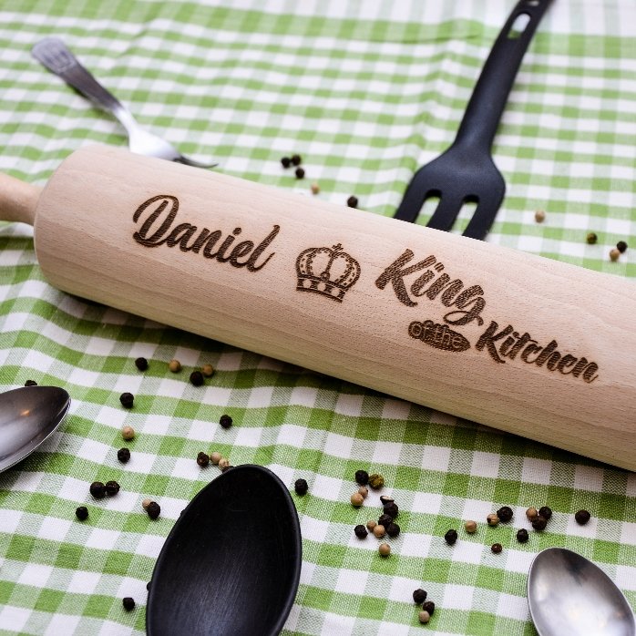 Dřevěná vařečka na míru – King of the Kitchen