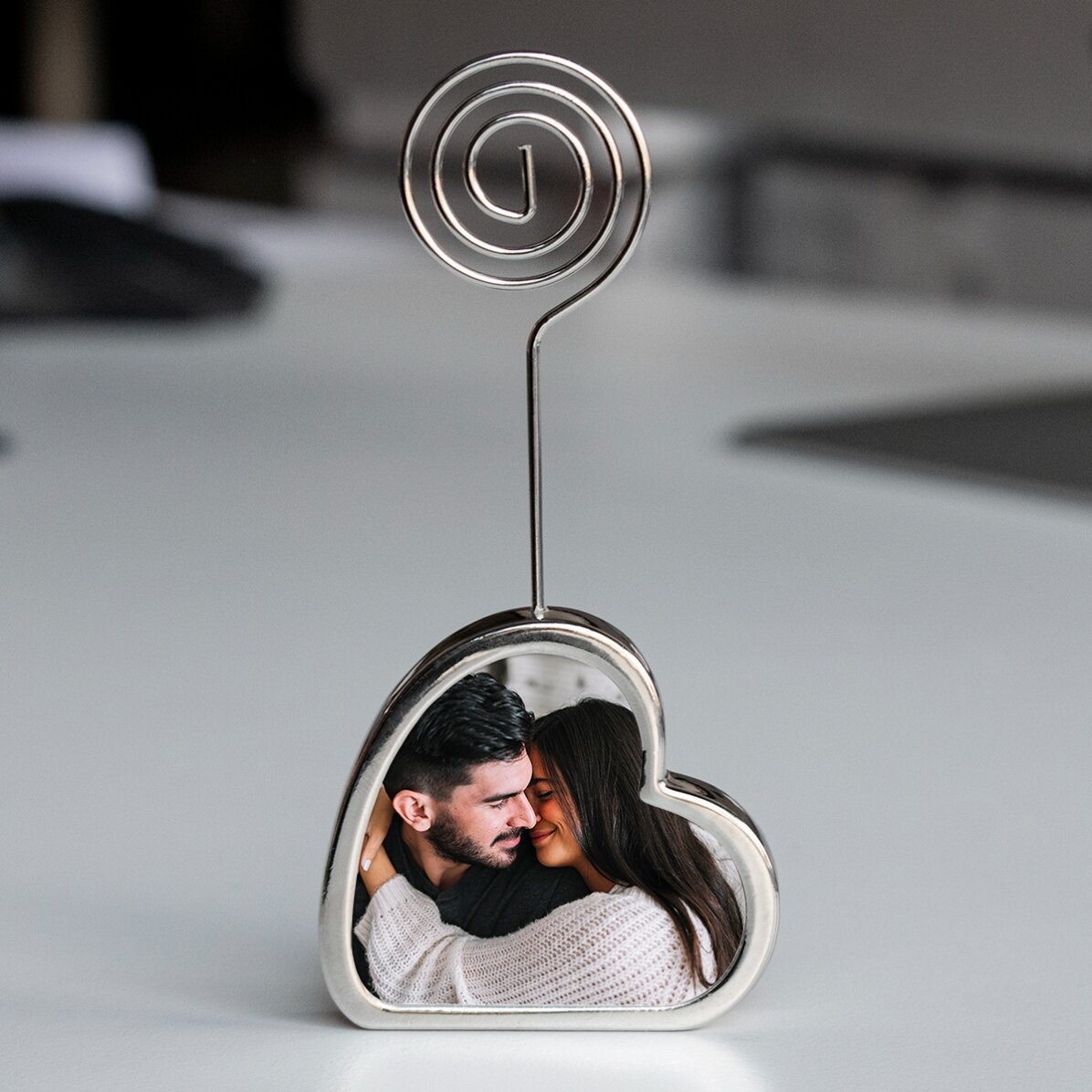 Držák na osobní vzkaz s fotografií a vzkazem