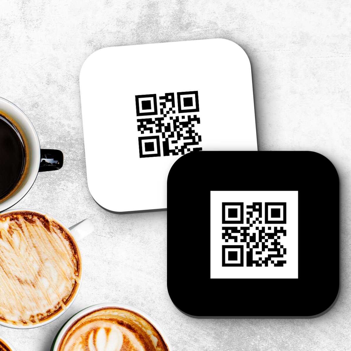 Personalizovaný podtácek s QR kódem